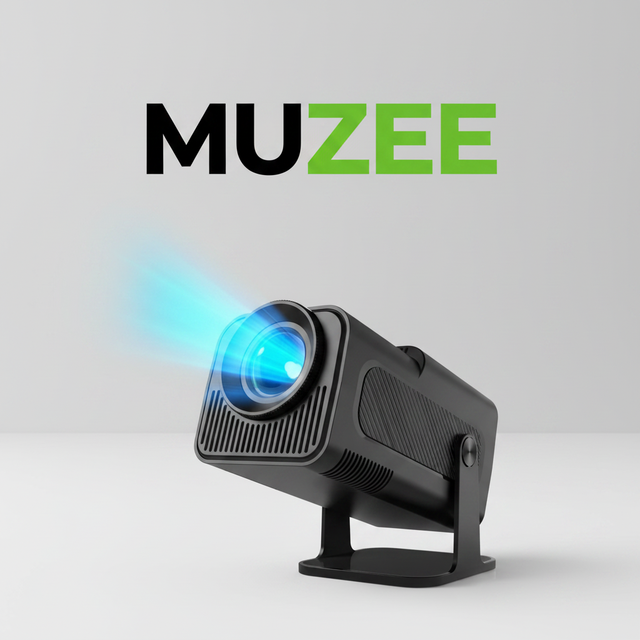 New HY320 Mini Portable Android 11.0 Smart Projector Auto Keystone Native 1080P 4K Supported 300 Lumens 180 Degree Rotation