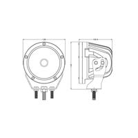 CE/ROHS 5 pouces rond Led Spot conduite lumière avec Drl 45W étanche lampe de travail pour véhicule tout-terrain camion remorque Suv voiture