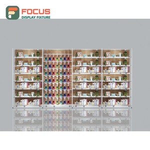 Luxury Wig Display Counter Glass Showcase Drawer Integrated Shelf Human Hair Display Counter - Product Image 4