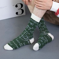 Vente en gros de chaussettes habillées à la mode en coton jacquard de haute qualité