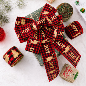 Dekorasi Natal Kartun Pita Linen Kreatif dan Strip Pohon Kecil untuk Acara Halloween DIY Dikemas dalam Kantong - Product Image 4