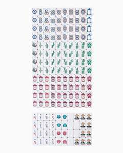 In Stock 1.24*0.91*0.63 Inch Supplies New Travel 4 Layer Engraved Acrylic Luxury 160 Drake Olive Green Set America Mahjong - Product Image 5