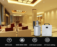 Diffuseur d'arômes professionnel électrique contrôlé par IoT pour bureau, en verre trempé métallique, 1000 ml, avec 1 an de support CVC pour huiles essentielles
