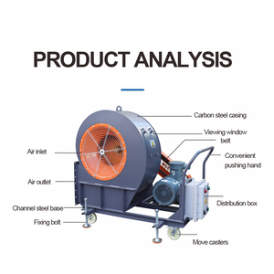 4-72 công nghiệp khói thông gió máy hạt Blower lạc hậu quạt ly tâm - Product Image 3