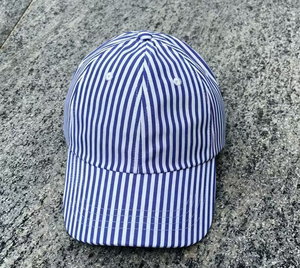 European American Small Horse logo Scannable Striped 6-panel PVC <b>Baseball</b> <b>Cap</b> Soft Top Fashionable Common Image Adjustable - Product Image 3