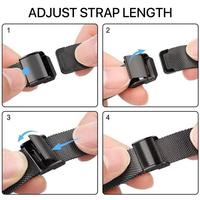 Prix de gros pour Garmin Fenix 8/7S/6S/5S 20mm xDfind Bracelet de montre à boucle en métal milanais Accessoires pour montre intelligente