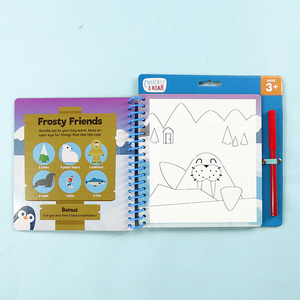 Bambini su misura che imparano il <span class=keywords><strong>libro</strong></span> da colorare magico dell'acqua degli amici animali del <span class=keywords><strong>libro</strong></span> da colorare di Doodle di colorazione - Product Image 2