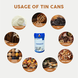 メーカー直販 食品グレードブリキ缶 99mm*160mm ブリキ缶 UV印刷ブリキ缶 ラクダミルクパウダー カスタム - Product Image 4