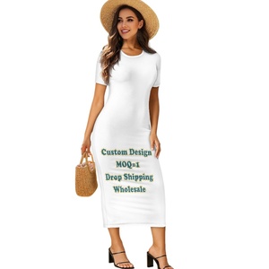 Falda larga de manga corta con cuello redondo y diseño Tribal polinesio hecho a medida de talla grande, venta al por mayor, abrigo de cadera informal para mujer - Product Image 5