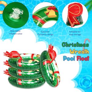 Flotador Inflable para Piscina con Forma de Corona y Lazo, Anillo de Natación Grande, Juguete para Piscina para Adultos, Decoración para Fiestas de Verano en la Playa o el Lago - Product Image 6