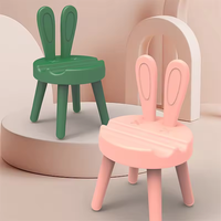 Harga Grosir Penyangga Ponsel Bentuk Kursi Kelinci Lucu Logo Custom Warna-warni Mini Desk Stand Mount