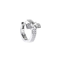 Boucles d'oreilles Huggie croisées de luxe style Hip Hop, unisexe, en acier inoxydable, micro-pavé de zircon, pour couple, accessoires quotidiens pour les oreilles, vente en gros