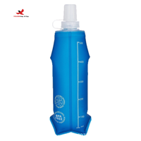 Gourde d'hydratation pliable en TPU imperméable pour la course à pied, la randonnée et la survie en extérieur, bouteille d'eau souple et compressible GZ RTS, commande en gros mixte