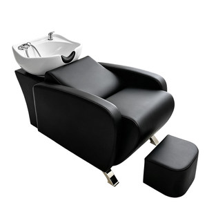 Sillón <span class=keywords><strong>de</strong></span> peluquería <span class=keywords><strong>de</strong></span> lujo ligero semidecúbero con lavacabezas <span class=keywords><strong>de</strong></span> cerámica comercial y cama <span class=keywords><strong>de</strong></span> agua <span class=keywords><strong>de</strong></span> esponja, <span class=keywords><strong>para</strong></span> barbería y peluquería <span class=keywords><strong>de</strong></span> moda - Product Image 5