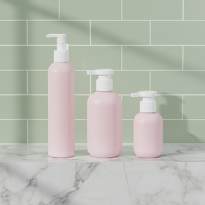 Bouteille vide en plastique HDPE pour shampoing et après-shampoing, couleurs personnalisées, 200 ml, 300 ml, 500 ml, avec pompe pulvérisatrice, emballage cosmétique - Product Image 2