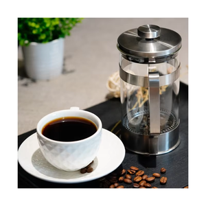 Cafetière en verre 350-1000ML, filtre réutilisable écologique, verre borosilicate pour une préparation de café saine et écologique - Product Image 2