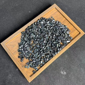 Pierres brutes d'obsidienne noire naturelle en vrac, non percées, pour pyramides d'orgonite DIY et guérison Reiki, vente en gros - Product Image 6