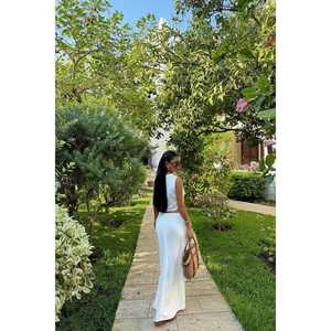 ชุดทีมสตีลลанаสีขาวสำหรับผู้หญิง - Product Image 1