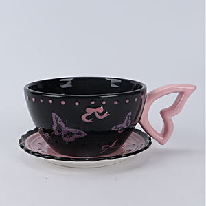 Support à gâteau en céramique <span class=keywords><strong>Butterfly</strong></span> Design-Entièrement personnalisable dans n'importe quelle couleur, taille, logo ou forme-Parfait pour les boulangeries, les <span class=keywords><strong>caf</strong></span>és - Product Image 5