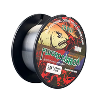 0.14mm-0.47mm 100m 200m ligne de pêche au fluorocarbone Super résistant à l'usure Mono Filament ligne de pêche fluorocarbone en gros