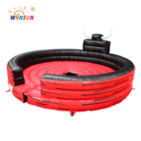 Parcours d'obstacles gonflable, tapis de combat de type corrida, trampoline, certifié CE, sans plomb, ignifuge, PVC imperméable, capacité de 300 kg