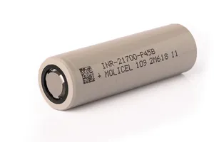 100% 오리지널 고성능 고용량 MOLICEL INR21700 P45B 4500mAh 45A 방전 충전식 배터리