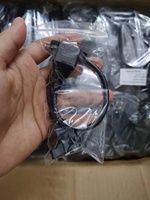 Cable RJ45 de 8 pines hembra a hembra, Panel de tornillo, montaje de red Ethernet LAN, Cable de extensión de 8 pines, 0,3 m, 0,6 m