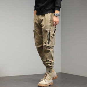 <span class=keywords><strong>Pantalon</strong></span> de travail décontracté pour hommes, taille moyenne, devant plat avec jambe formelle <span class=keywords><strong>Lin</strong></span> Autre tissu tricoté <span class=keywords><strong>Skinny</strong></span> Cotton Fabric Work Wear - Product Image 1