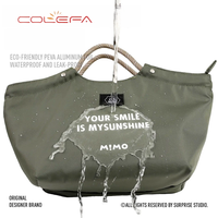Sac isotherme de pique-nique portable en nylon Colefa, grand format, taille familiale, luxe, pour les employés de bureau, les étudiants, les adultes, sac à déjeuner