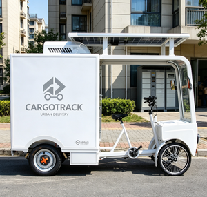 Triciclo Eléctrico <span class=keywords><strong>de</strong></span> Carga <span class=keywords><strong>de</strong></span> 4 <span class=keywords><strong>Ruedas</strong></span> con Asistencia al Pedaleo y Cabina, Minivan <span class=keywords><strong>de</strong></span> Carga, Bicicleta Eléctrica, Cuatriciclo <span class=keywords><strong>de</strong></span> Carga, Venta al por Mayor del Fabricante - Product Image 2
