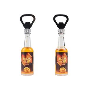 Décapsuleur de bouteille de bière et de vin personnalisé avec logo promotionnel - Design moderne, sérigraphie, plastique, métal, portable, cuisine - Product Image 1