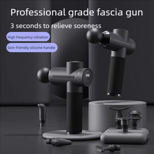 Pistola de masaje en frío y caliente personalizable fisioterapia relajación muscular <span class=keywords><strong>Mini</strong></span> máquina de masaje masajeador de frío caliente inalámbrico con 10 cabezales - Product Image 2