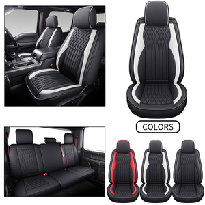 De cuero de alta calidad Original de cubiertas de asiento de coche para 2009-2022 Ford F150 conjunto completo con de cuero a prueba de agua - Product Image 3