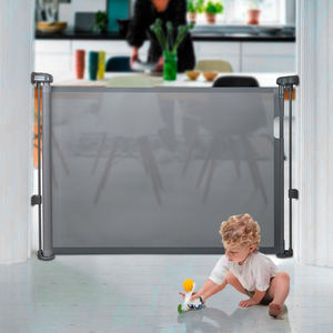 ספק חדש של סאיר, מחסום בטיחות נפתח לחיות מחמד קטנות, גדר בטיחות פנימית לחיות מחמד קטנות, שער רשת לכלבים עם נעילה - Product Image 3