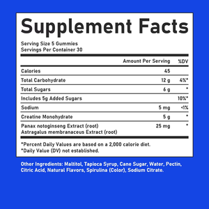 Gomitas de Creatina Monohidrato Pura OEM ODM, Suplemento Dietético, Aumenta la Fuerza Muscular y Promueve los Niveles de Energía para Adultos - Product Image 2