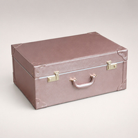 Vente directe fabricant : Mini serrures de bagages vintage de luxe en alliage de zinc sans clé avec accessoires de quincaillerie de valise électroplaqués