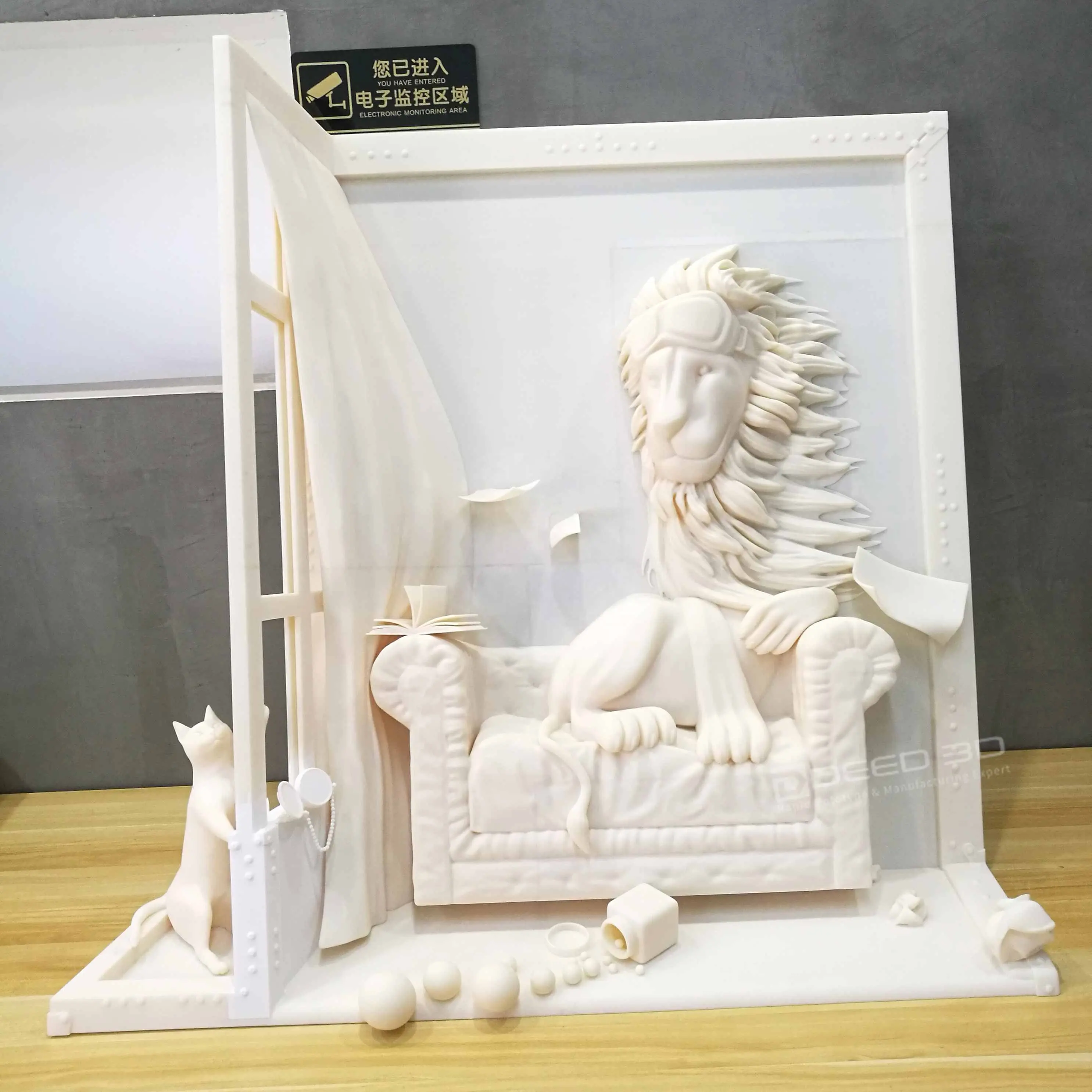 DEED3D manufacturers custom 3D printing STL file western relief stereoscopic painting