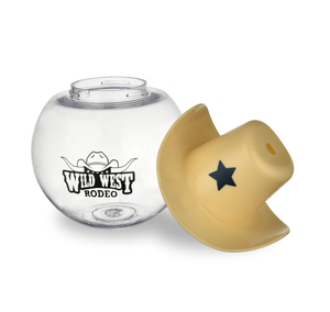 Hete Aanbieding 24oz/700ml Kerst Halloween Dag Herbruikbare Plastic Bekers Plastic Cowboy Drinkbeker met Deksel en Rietje voor Promotie - Product Image 3