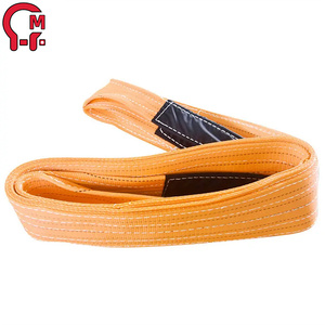 HLM 슈퍼 공급업체 <span class=keywords><strong>10t</strong></span> 플랫 맞춤형 사이즈 15 톤 리프팅 웨빙 리프트 슬링 웹 양면 폴리 에스테르 3mt 6m 플랫 - Product Image 3