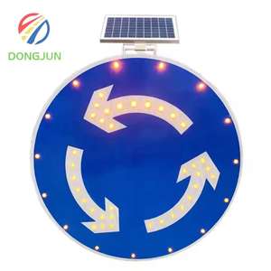 سبائك الألومنيوم الشمسية + ورقة المجلفن أدى وامض حركة المرور السهم علامة تحذير السلامة الصف الأول فيلم عاكس> صحافة بصرية - Product Image 3