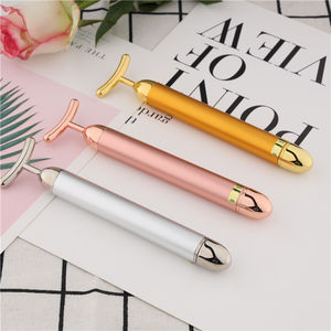 Masajeador Facial Reafirmante de Piel para Mujer 2024, Barra de Belleza Energética de Oro de 24K con Vibración - Product Image 4