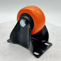 Roulettes VIMA à prix de gros, 2,5 pouces, à plaque fixe, en PVC/PP, pour mobilier et chaise de bureau, usage léger, capacité de charge 70 kg, EN12532