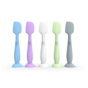 Recién llegado, espátula de pasta de trasero de bebé de silicona Flexible suave, aplicador de espátula de pañal personalizado de fábrica, 2 tamaños, herramientas de repostería para hornear - Product Image 6