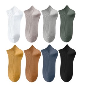 Men's Summer Thin Cotton Ankle Socks Solid Color Breathable Sweat Absorbent Odor Resistant Casual Socks - Product Image 5