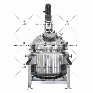 Ace 30000L yüksek viskoziteli granül yapıştırıcı hattı ceketli Cstr sürekli karıştırılmış reaktör karıştırma tankı