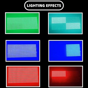 Luce Stroboscopica LED RGB 200W con <span class=keywords><strong>Effetto</strong></span> Wash, 960 LED, 8 Segmenti, Dimmerabile, per Palcoscenico, DJ, Discoteca, Bar, Concerti - Product Image 3