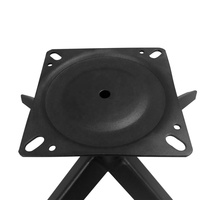 Base de meuble en métal pour chaise, pieds de canapé, pour bureau et coiffure, 1 pièce