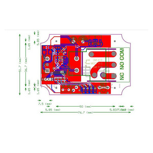SINGLE 24V <b>Relay</b> Module 30A SPDT Self Locking Delayed Power Off One Touch Start Stop Switch Board - Product Image 3