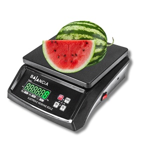 Básculas comerciales de buena calidad, 40 kg, báscula electrónica de supermercado con cálculo de precio - Product Image 1