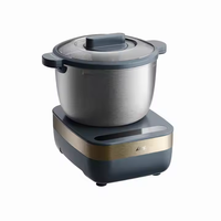 Mélangeur de pâte sur socle électrique automatique Bol mélangeur en acier inoxydable Moteur à courant continu 200W Utilisation constante d'hôtel commercial domestique